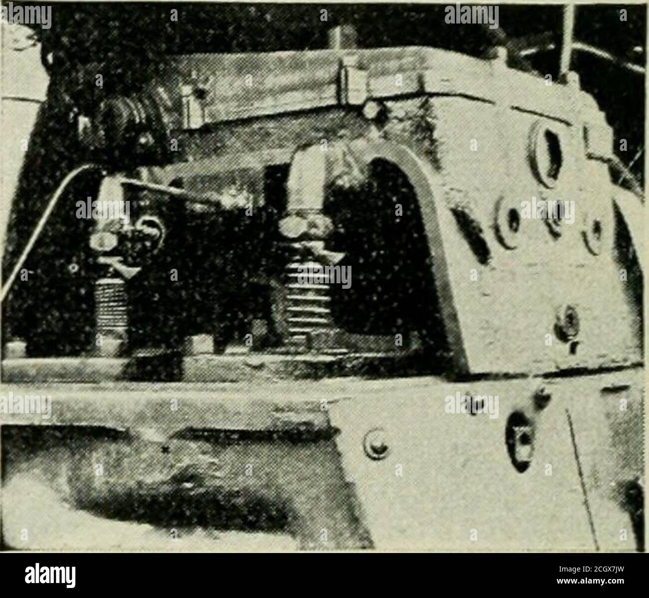 . Procedimenti ufficiali . Questa nuova protezione mantiene puliti i cilindri UNA cappa pieghevole impermeabile che impedisce all'umidità e allo sporco di raggiungere le pareti dei cilindri prolunga la durata delle tazze di imballaggio, riduce le perdite e riduce i costi di manutenzione. . Chiedere il numero circolare 1082. Westinghouse Air Brake Co., Wilmerding, Pa. Affidabilità positiva con Westinghouse Electrical Equipment for Railway Signalling Service w . /wEstIhCHOUSEN Jky. ELECTRIC Jf Westinghouse Electric © Mfg. Co. Pittsburgh, Pennsylvania CRESCENTE INTERESSE INCAPROTTI VALVOLE MOLTE richieste relative Tol aprotti valvola a fungo Gearind Foto Stock