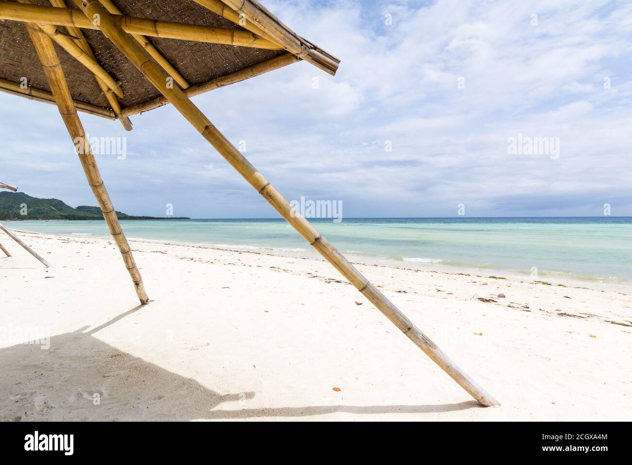 La provincia di Bohol nelle Filippine è conosciuta per la sua bellezza Spiagge di sabbia bianca e questa nella città di Anda è uno Foto Stock