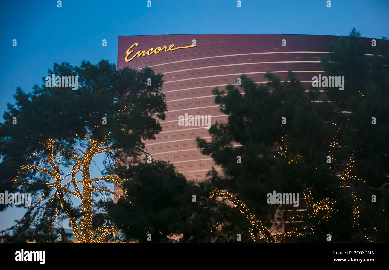 Encore Hotel e Casino, Las Vegas, Nevada, STATI UNITI D'AMERICA Foto Stock