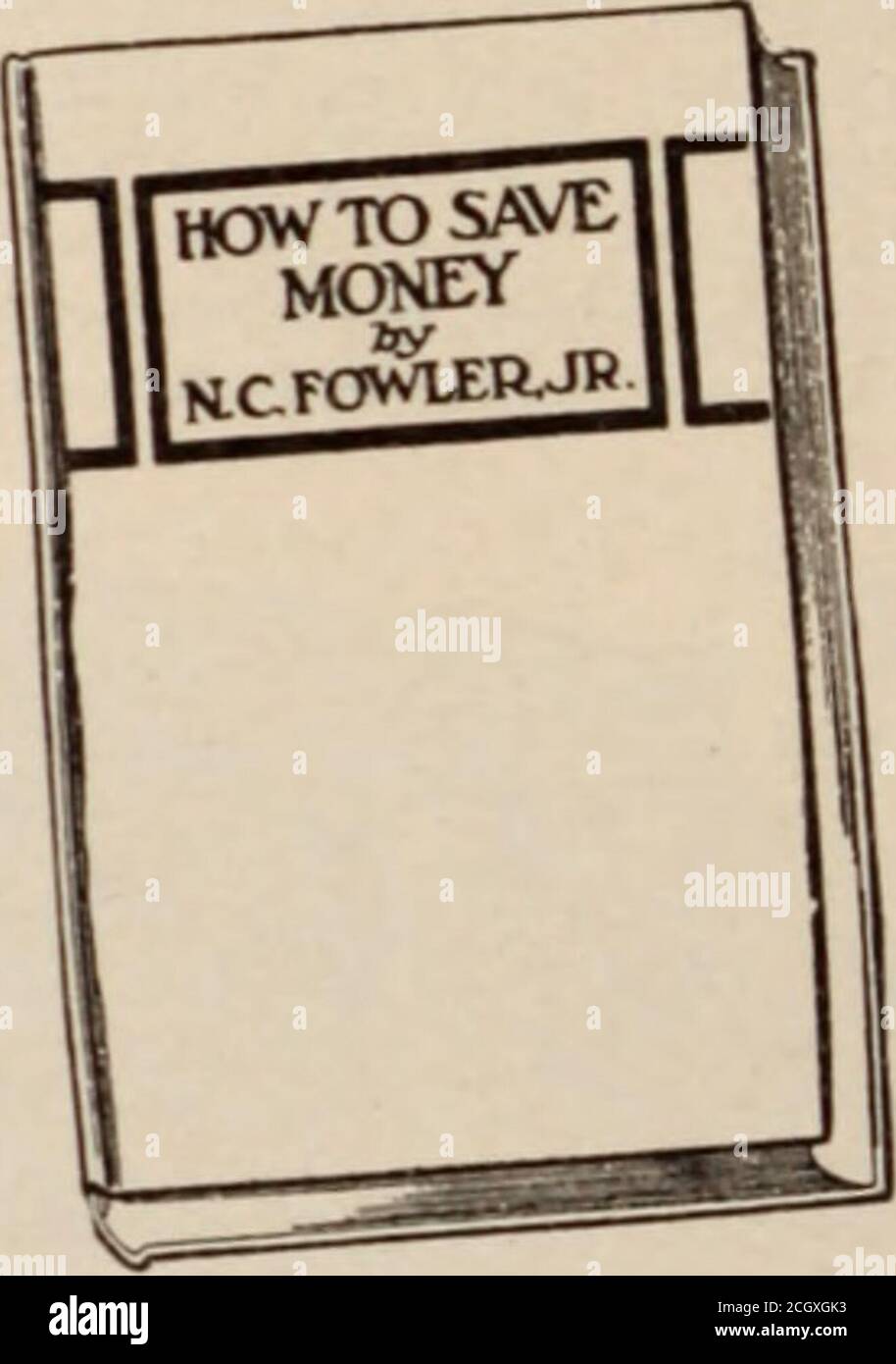 . Rivista dei dipendenti di Baltimora e Ohio . Leggi la storia della vita di ogni grande figurenel mondo ferroviario. La parte posteriore di tutti gli altri fattori che li hanno resi uomini grandi è il fattore theall-importante di sapere come tosave. Non solo risparmiare, non solo provvedere contro una giornata piovosa, ma andare oltre, fare theirsavings significa qualcosa di grande, qualcosa di veramente utile. Non potevano farlo a meno che non sapessero come salvare. Perché sapevano come risparmiare, sono arrivati in cima. Sai come risparmiare? Nathaniel C.Fowler, autore di Starting in Life, Practical Salesman-ship, ecc., ha appena completato un nuovo e autoritativeboo Foto Stock