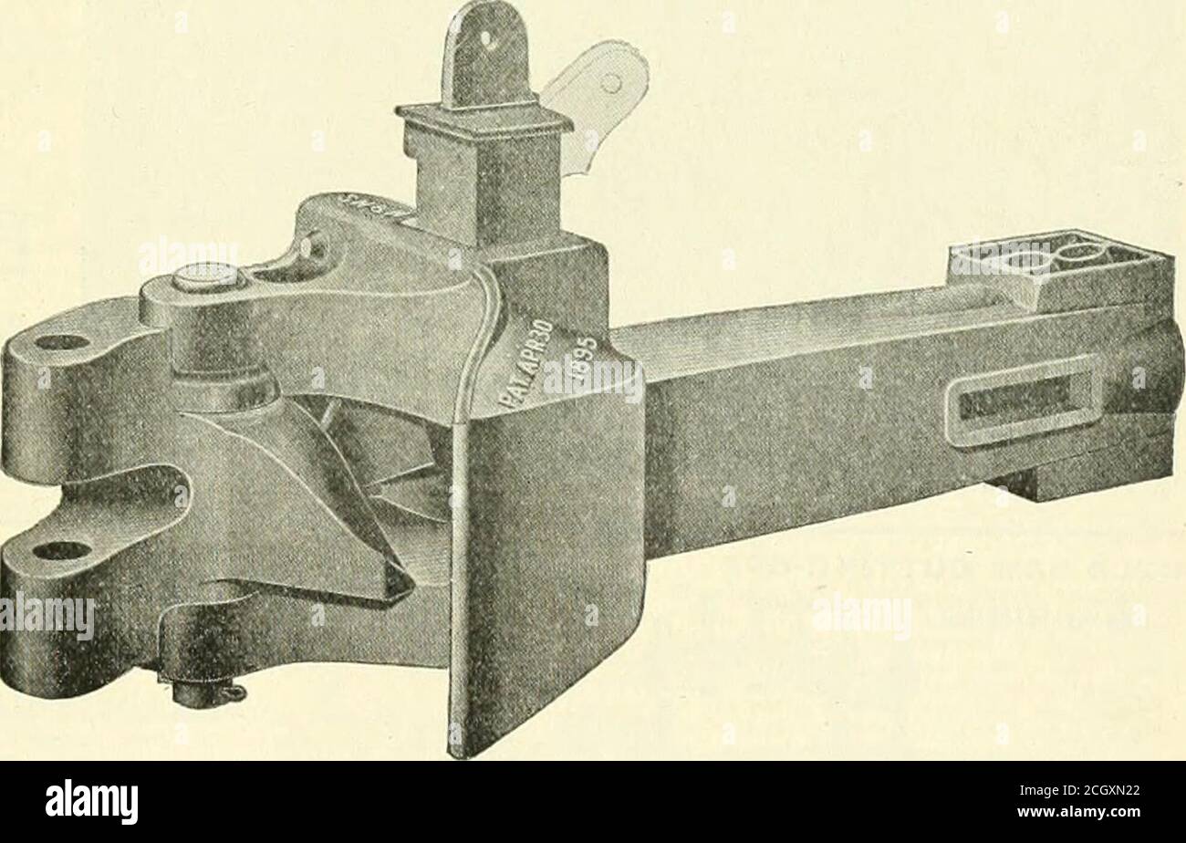 . Ingegneria locomotiva : una rivista pratica di moto ferroviario e materiale rotabile . Pat. 4 luglio. 1S93; febbraio 13. 1894. Corpo in acciaio inox S. H. & H. e imbottiture in truck. Indosserà senza riparare la vita dell'auto natu-ral. Nota: Sedi a molla incassate per adattarsi a qualsiasi altezza del carrello. Piastra centrale e cuscinetti laterali realizzati per adattarsi a qualsiasi progetto. LA S. H.&H. ACCOPPIATORE. Realizzato in acciaio da terra aperto. Completamente automaticamentee fornito anche condispositivo speciale per il releasing in caso di emergenza. Pat. 16 gennaio 1894 ; 30 aprile 1895 ( 3 pipistrelli. Centri delle ruote motrici, scatole guida, teste a croce, bilancieri Foto Stock