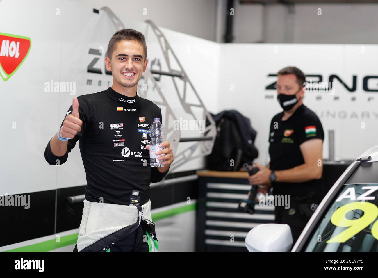 Azcona Mikel (esp), Zengo Motorsport, Cupra Leon Competicion TCR, ritratto durante la FIA WTCR 2020 gara del Belgio, 1° round della FIA World T 2020 Foto Stock