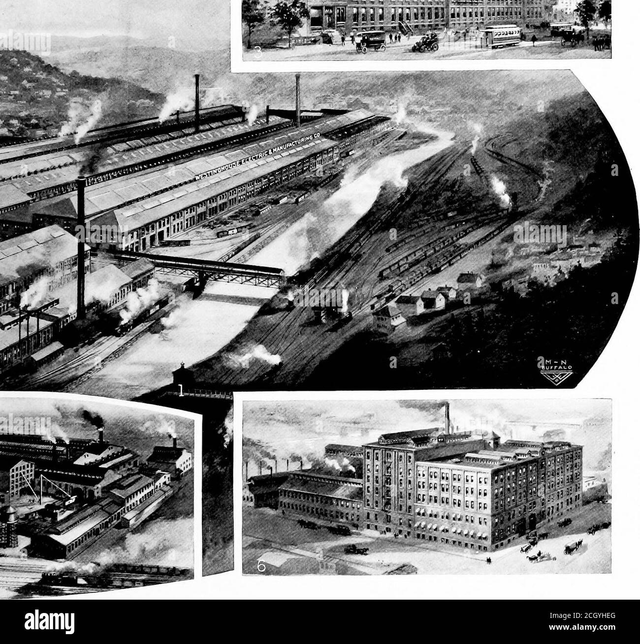 . La Westinghouse Companies espone al Congresso ferroviario Internazionale di Washington, Nineteen centoventi. Opere originali della Westinghouse Electric& Mfg. Co.Now occupato BYR. Nuttall Co., e Nernst Lamp Co., Pittsburg, Pa. Mnsylvama Westinghouse Electric & Mfg. Co. S Worksiuse Electric & Mfg. Co. 31 THE W ESTINGHOUSE C o M P A N J Foto Stock