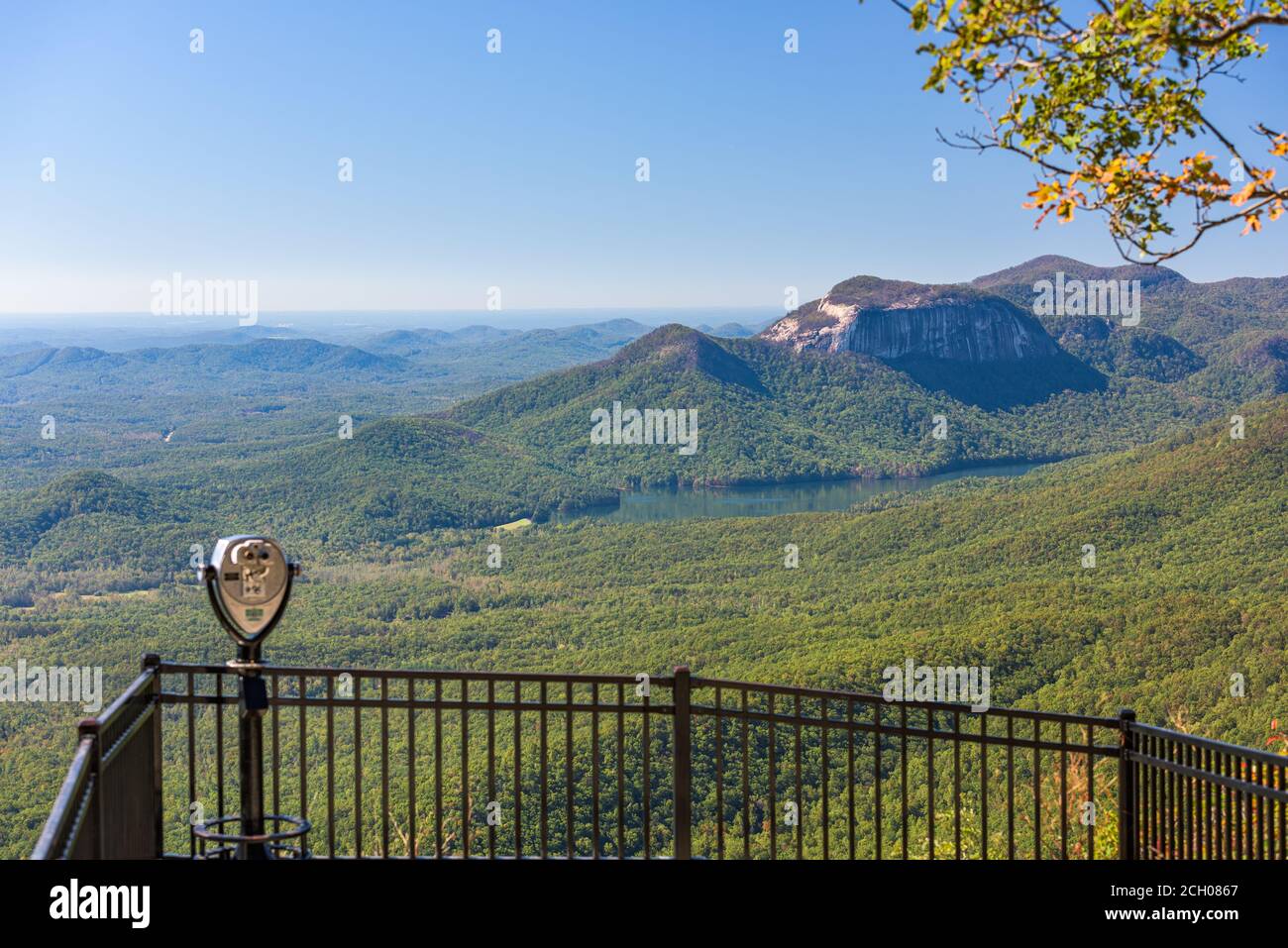 Caesar Head state Park, South Carolina, vista parco degli Stati Uniti. Foto Stock