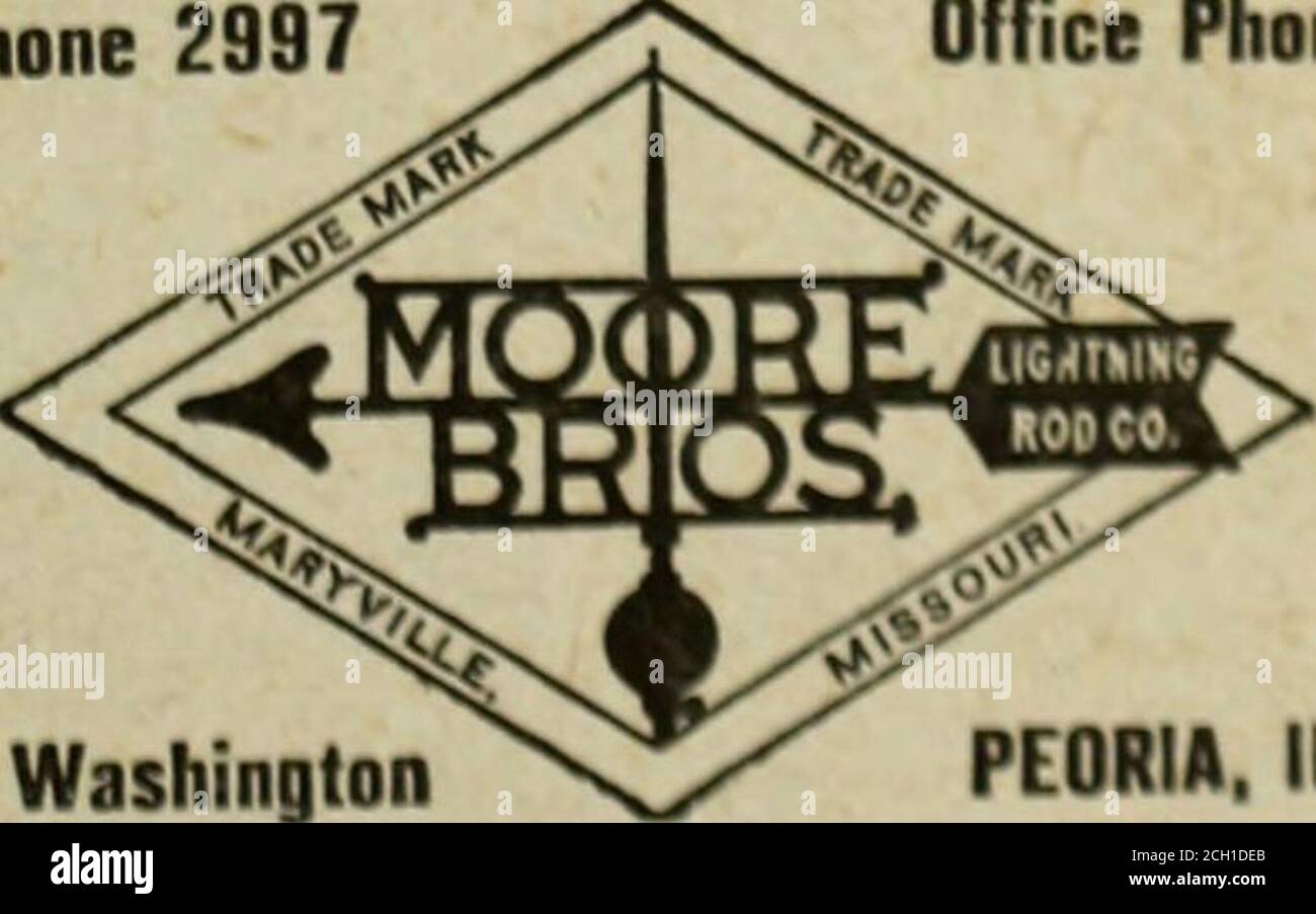 . Peoria, Illinois, elenco delle città . -808 JEFFERSON EDIFICIO PEORIA. ILL rv Coons George pulitore pullman C R i &P Ry Coons James barman Mary Schuely r posteriore 1207 S AdamsCoons John L record Elk Peoria state Hospital r 711 Bradley avCoons Martha Miss r 500 MartinCoons Maybelle MRS Domestic r posteriore 1206 S WashingtonCoons Nathan N r 301 S AdamsCoons Nathan W cond P & P U Ry r 500 MartinCoons Samuel P contr 711 Bradley avCoons S K joint agt 111 & Iowa De-murrage Bureau r Alton 111Coons Walter N switchman r 500Martin Coons William D Painter James D Peck r 134 GreenCooper Alvin Lab r 419 SpencerCo Foto Stock