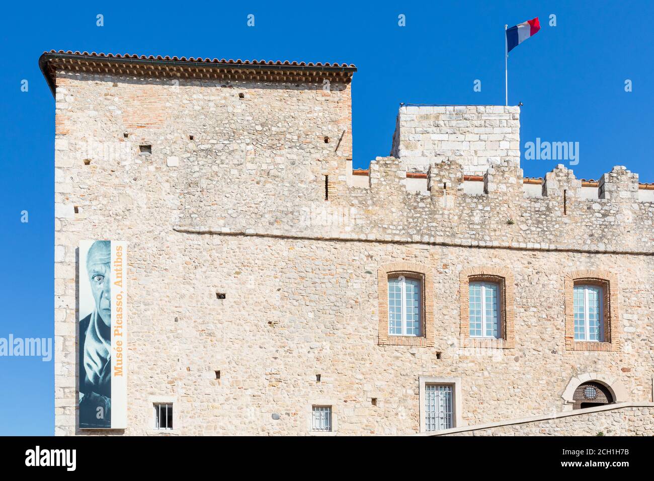 Il Musée Picasso; Museo Picasso, Antibes, Alpes-Maritimes, Francia Foto Stock