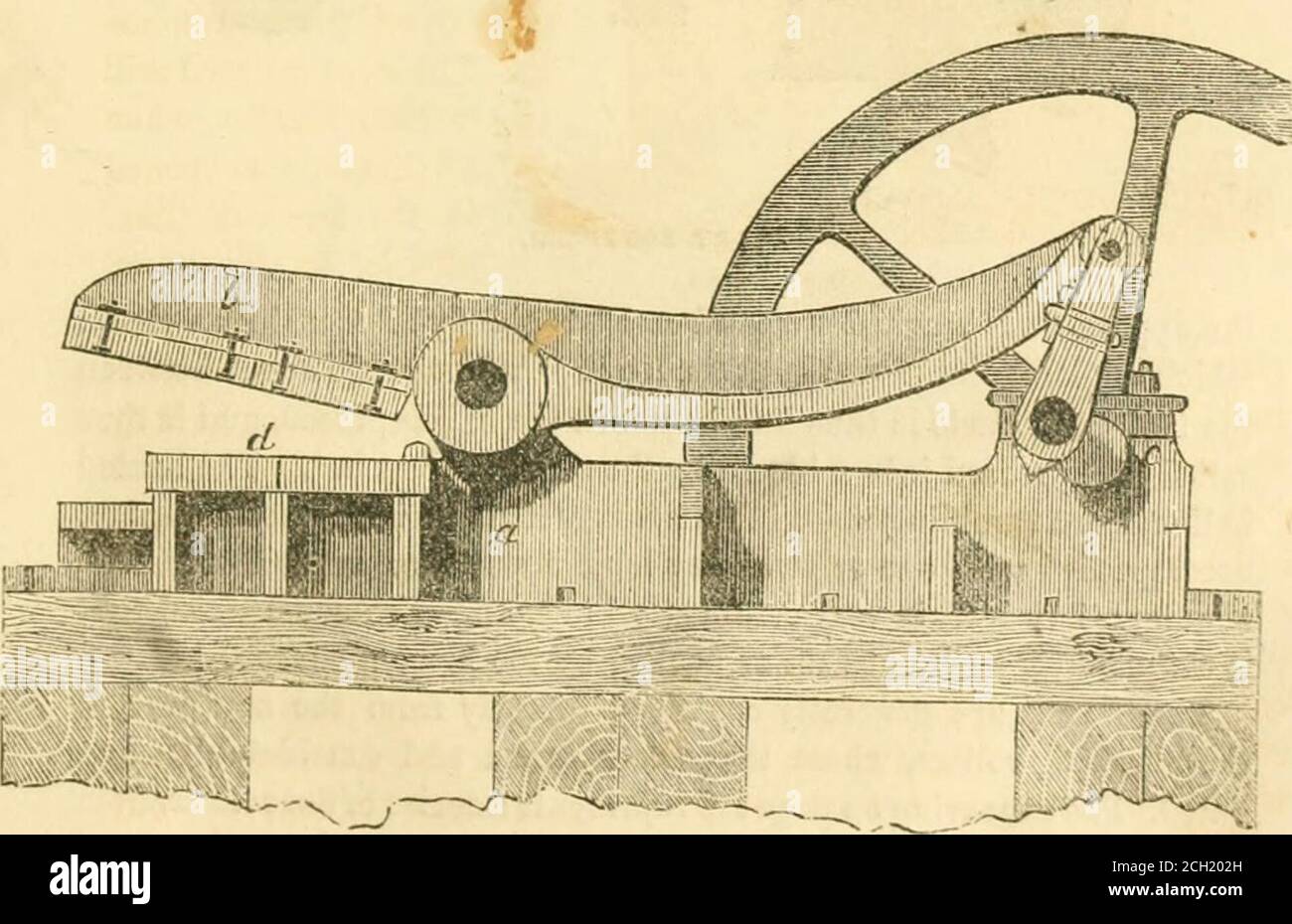 . Il disegno-libro pittorico della Pennsylvania, o, il suo scenario, miglioramenti interni, risorse e agricoltura, populary descritto . VISTA DELL'INTERNO DI UN FORNO PER PUDDLING. Quando il metallo è sufficientemente bollito e lavorato nel forno a pozzanghere, esso viene arrotolato in una palla compatta come posil^le, e quindi senza conveniente spedizione è Ibrnc in pinze di ferro allo spremitore. 11* FIORISCE IL FOB DELLO SPREMITORE. 126 BOZZETTI DI LOCOMOTIVA. L'oggetto dello spremitore è indicato dal nome. La sfera rossa è posta nelle sue ganasce di ferro in d, e viene così pressata in ogni evoluzione della ruota che aziona Foto Stock