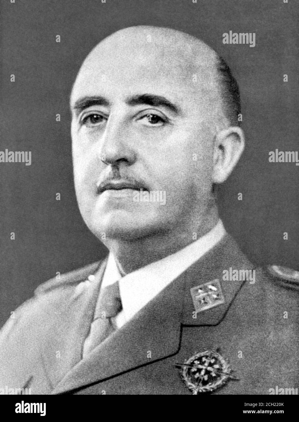 Francisco Franco. Ritratto del generale Francisco Franco Bahamonde (1892-1975) Foto Stock