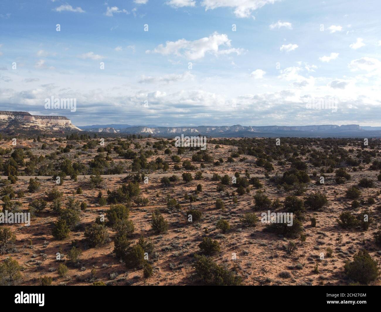 Arial foto del deserto dello Utah - molto scenografica Foto Stock
