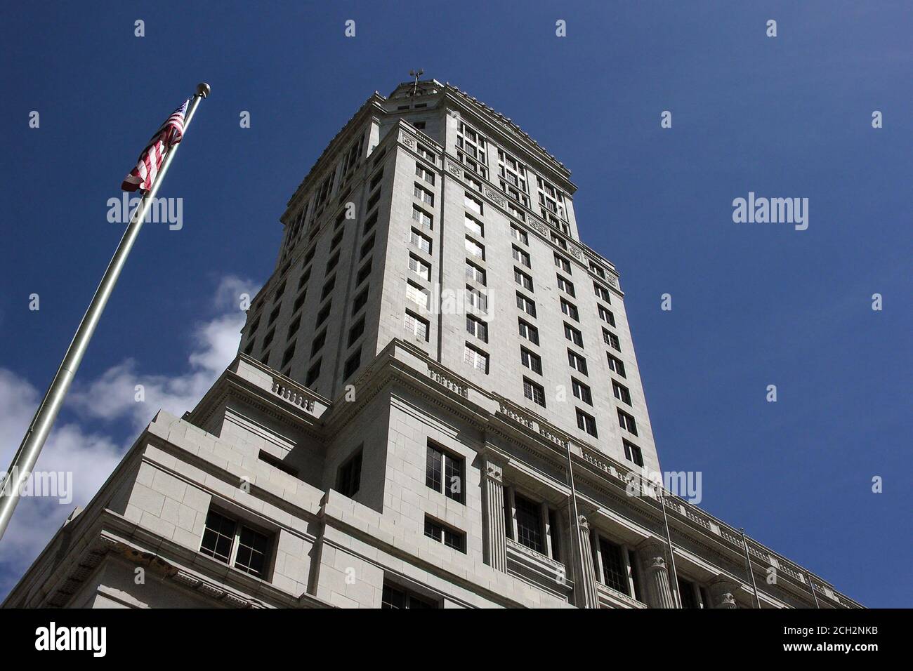 Miami, Florida, USA - Settembre 2005: Vista architettonica archivistica dello storico tribunale della contea di Miami Dade. Foto Stock