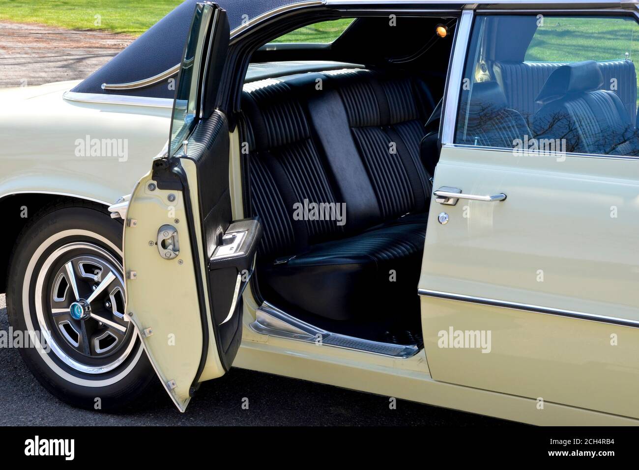 1970 Thunderbird Landau con porta posteriore aperta Foto Stock