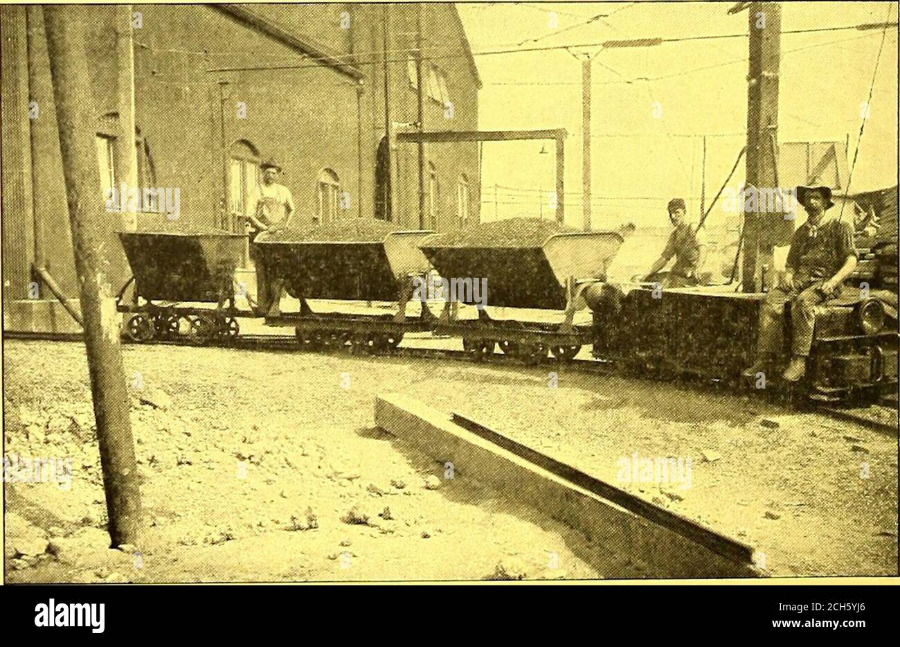 . Il giornale ferroviario di strada . Burnham, Williams & Co. Philadelphia, Pa. Baldwin=Westinghouse locomotive elettriche per il trasporto di superficie per scopi industriali Nessuna spesa quando si è in piedi idleStrongly costruttedSimple per operare. Trasporto di auto di scarico di cenere. Brooklyn Rapid Transit CoSee Illustrated Catalogue: Locomotive elettriche per trasporto di superficie. La locomotiva di Baldwin lavora Westinghouse Electric & Mfg. Co. Philadelphia, Pa. Pittsburg, Pa. GIORNALE FERROVIARIO DI STRADA. S3 Bullock Electric Mfg. Company CINCINNATI, OHIO, U. S. A. Foto Stock