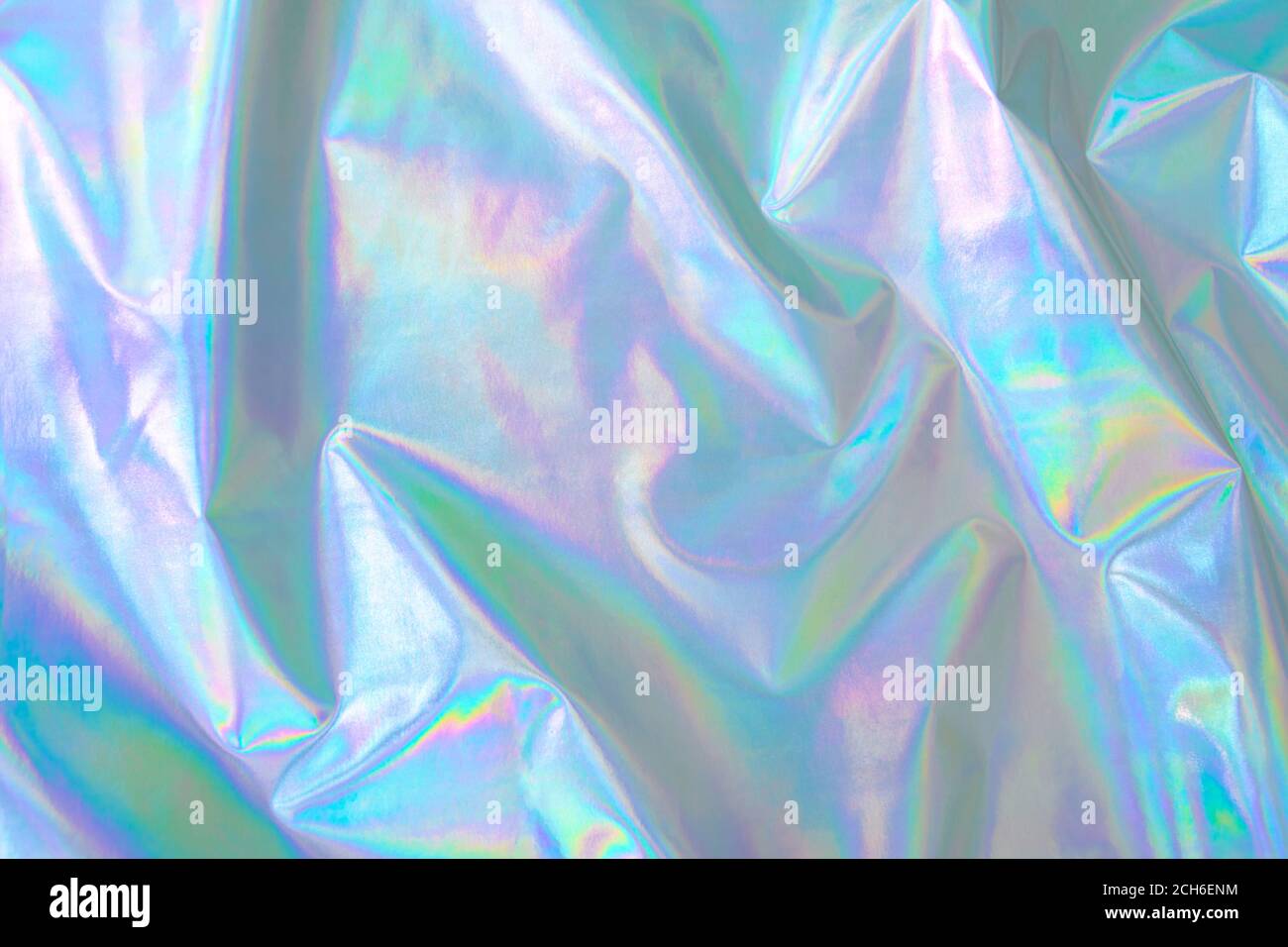 sfondo olografico color pastello in stile anni '80 Foto Stock