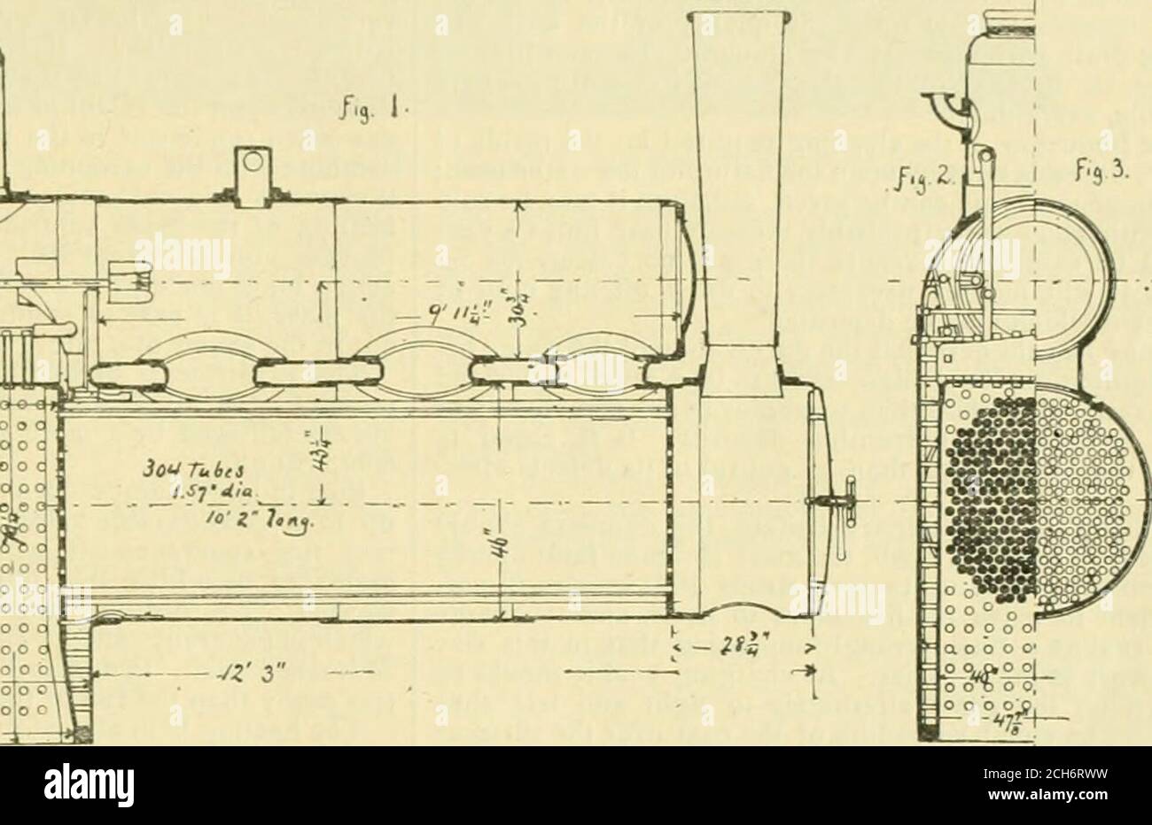 . Rivista americana di ingegneria e ferrovia. Coococo00000000000000000000000000 00 000 ccooooccoooooooooooo-oooo 00000000. 0 00 0 0 o 01 o 0000 o o o| o0000 •-D.O »^j,0 00060000 o o o o o 0*0 000000 o o o o 0 0 0 0 0 o o 0 0 0 0 0 o o o 0 o o o 0 o o o o o o o (^000000000000000t PTOM o00000. CALDAIA SPERIMENTALE, FERROVIA ORIENTALE DELLA FRANCIA. Tubi; ci sono 304 in tutto, 1.57 in. Di diametro e 10 ft.2 in. Di lunghezza. Il cilindro superiore o il tamburo a vapore è collegatocon l'involucro esterno della scatola antincendio all'estremità posteriore e dispone di tre collegamenti con il cilindro principale; ha un diametro interno di 30 J in. E 9 ft. } 11 poll. di lunghezza. T Foto Stock