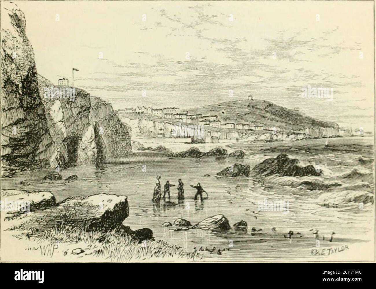 . Una guida illustrata e descrittiva alle grandi ferrovie d'Inghilterra e ai loro collegamenti con il Continente . rotected da tutti i venti tranne il nord e il nord-ovest, mentre una somma molto considerevole è stata recentemente spesa su drenaggio.un hotel, alla destra della città, e stando in piedi nei propri terreni, è stato ultimato. 188 -^ TOWAN HEAD - NEW QUAY. Il Towan Head, ad ovest di New Quay, è uno dei migliori pro-monotori, che si aggirano in lontanissimo mare, posseduto da questa o da qualsiasi altra parte della costa inglese. Dalla periferia della città al brusco interruzione Foto Stock