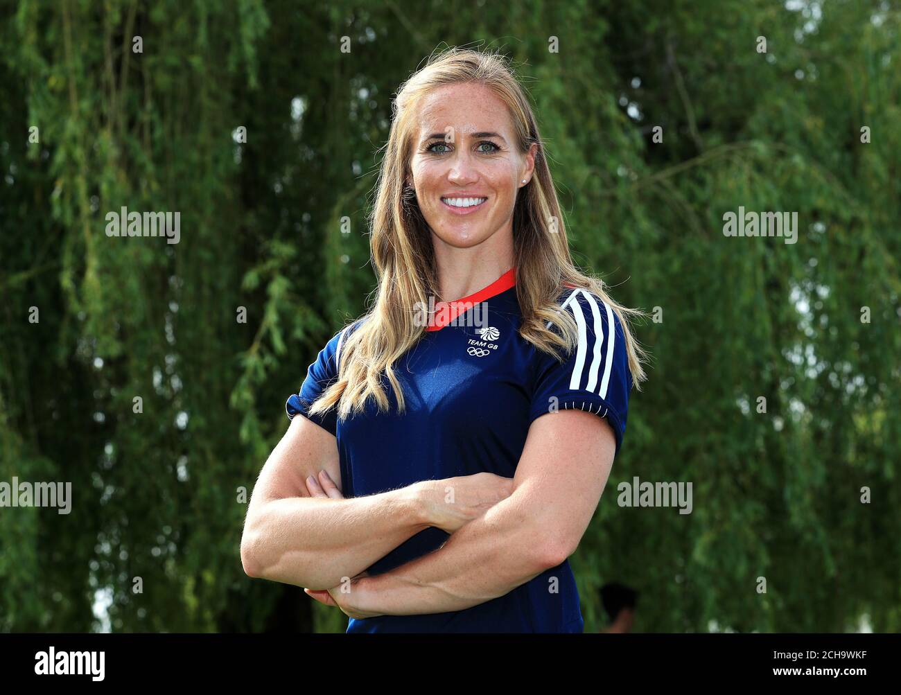 Helen Glover durante l'annuncio della squadra al River and Rowing Museum, Henley sul Tamigi. PREMERE ASSOCIAZIONE foto. Data immagine: Giovedì 9 giugno 2016. Guarda la storia di PA SPORT Rowing. Il credito fotografico dovrebbe essere: David Davies/PA Archive Foto Stock