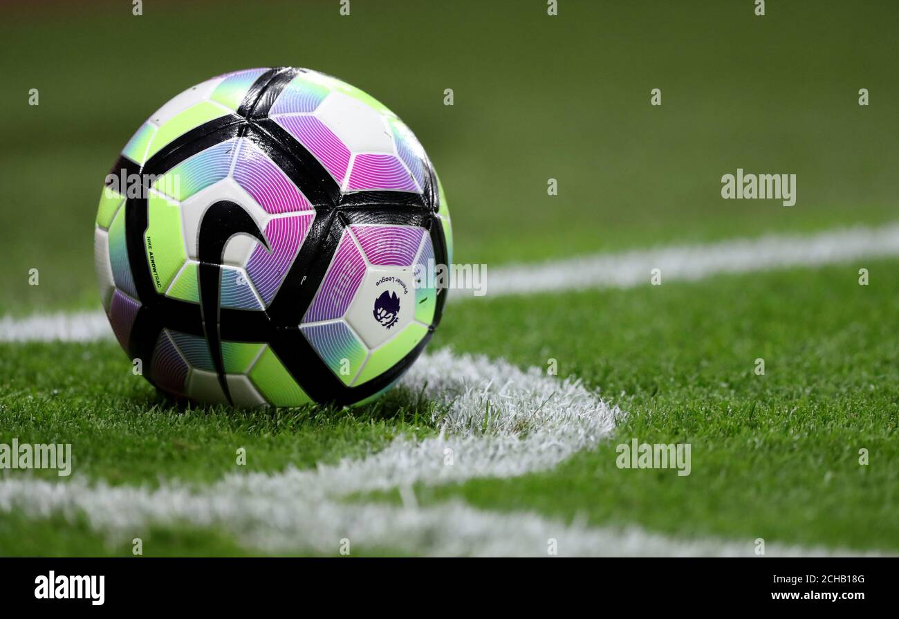 Vista generale di una nuova Nike Ordem 2016-17 Premier League palla di  partita Foto stock - Alamy