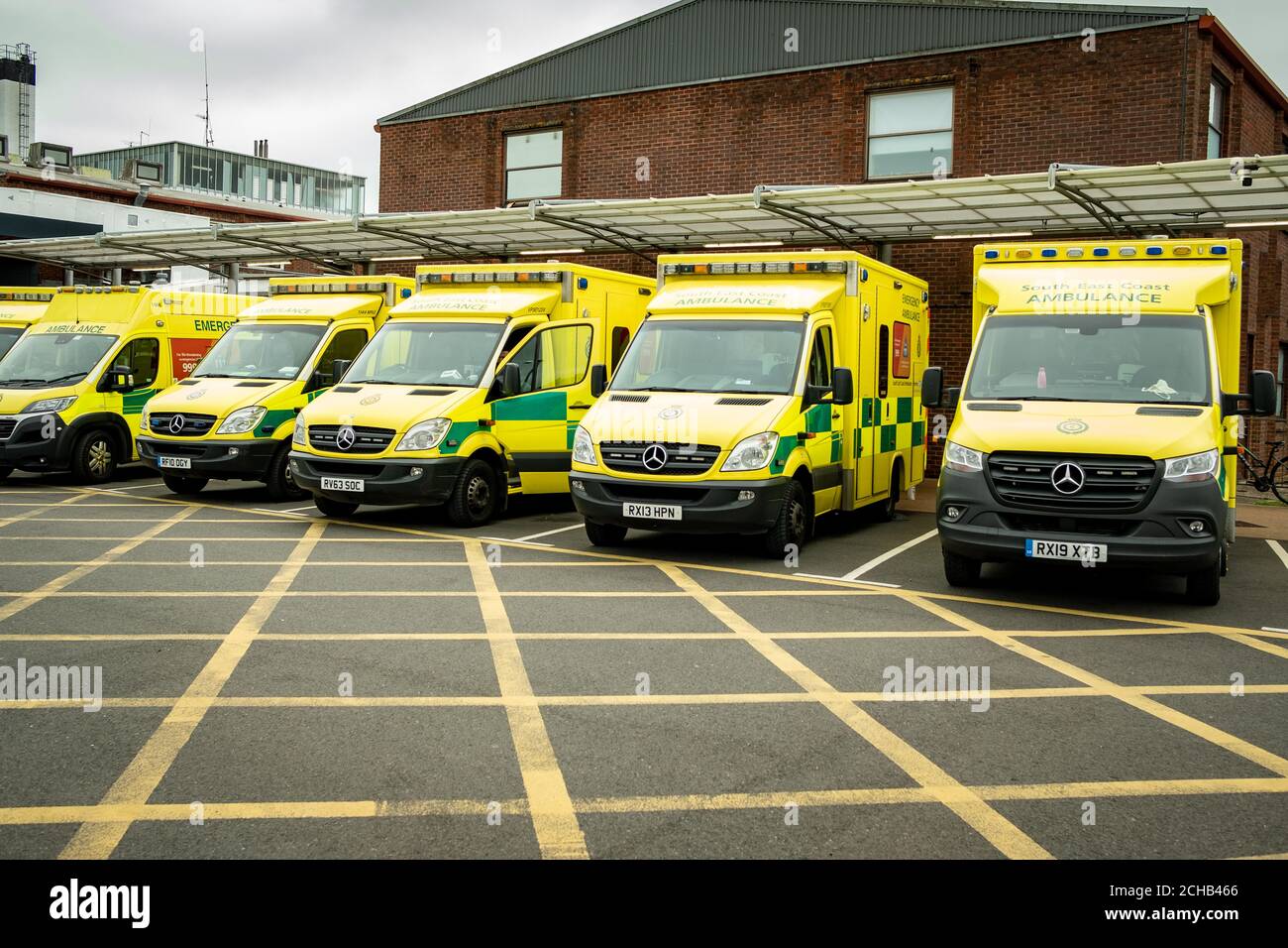 East Surrey Hospital, NHS Hospital a Surrey, nel sud-est dell'Inghilterra Foto Stock