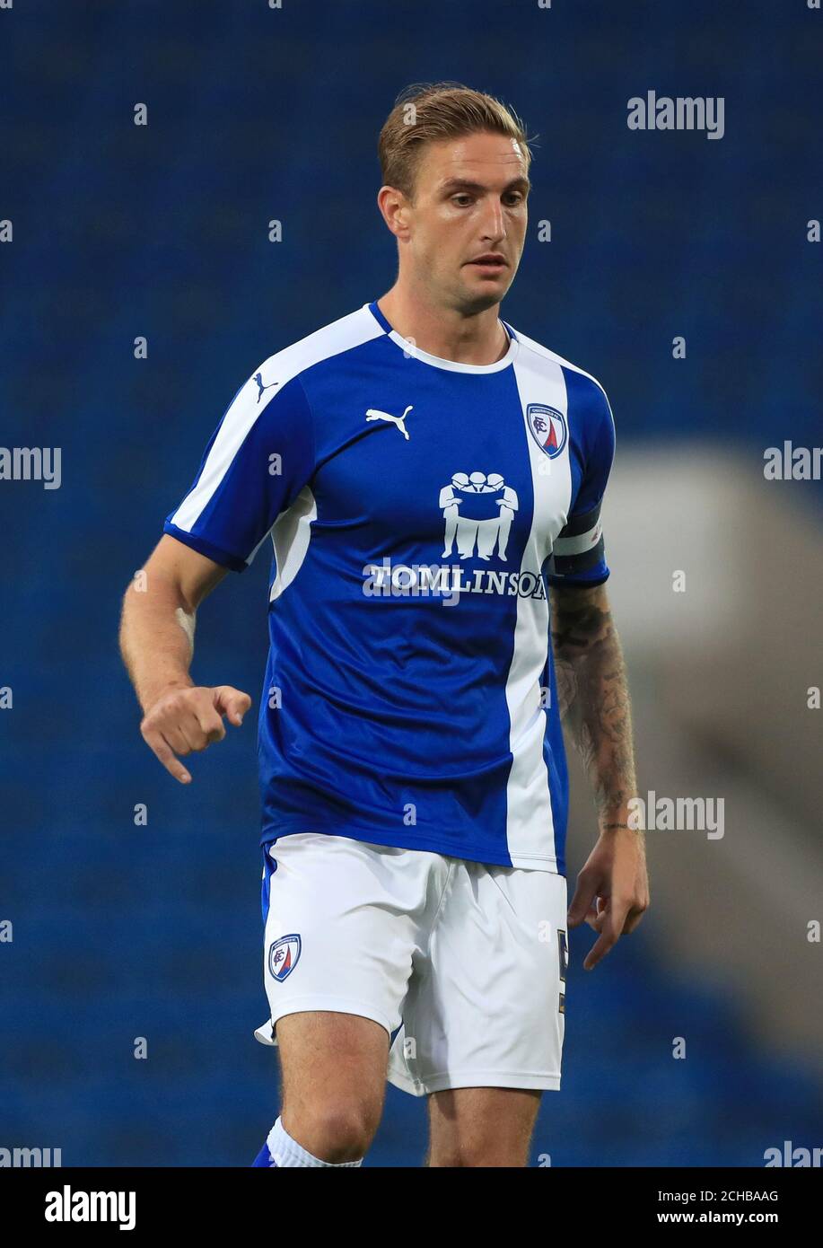 Gary Liddle di Chesterfield durante la partita pre-stagione al Proact Stadium, Chesterfield. PREMERE ASSOCIAZIONE foto. Data immagine: Martedì 2 agosto 2016. Vedi storia della PA CALCIO Chesterfield. Il credito fotografico dovrebbe essere: Tim Goode/PA Wire. RESTRIZIONI: Nessun utilizzo con audio, video, dati, elenchi di apparecchi, logo di club/campionato o servizi "live" non autorizzati. L'uso in-match online è limitato a 75 immagini, senza emulazione video. Nessun utilizzo nelle scommesse, nei giochi o nelle pubblicazioni di singoli club/campionati/giocatori. Foto Stock