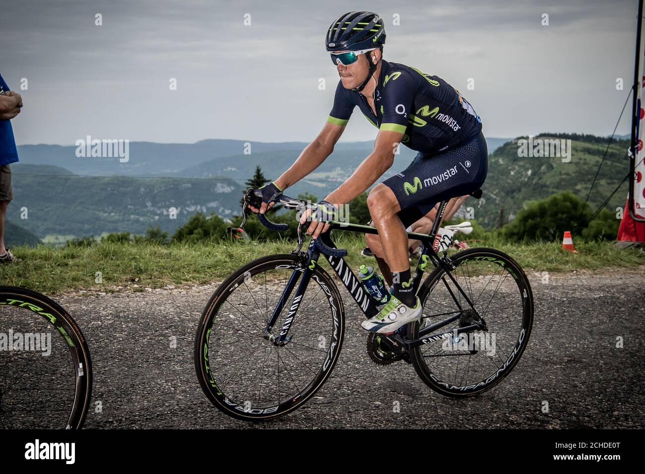 8 Luglio 2017, Francia; Ciclismo, Tour de France 8° tappa: 8 Luglio 2017, Francia; Ciclismo, Tour de France 8° tappa: Andrey Amador. Foto Stock