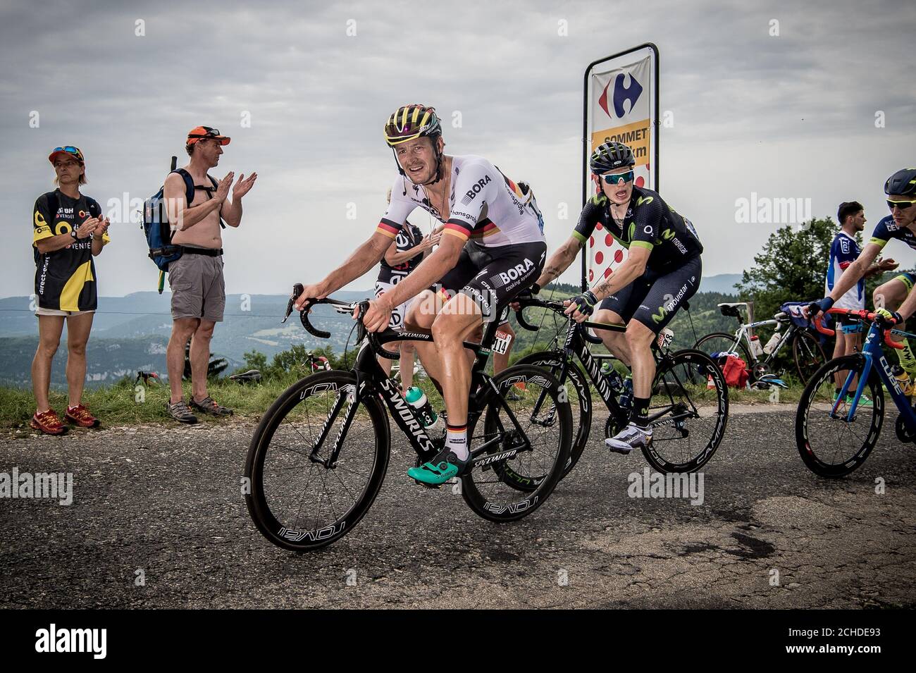 8 Luglio 2017, Francia; Ciclismo, Tour de France 8° tappa: 8 Luglio 2017, Francia; Ciclismo, Tour de France 8° tappa: Marcus Burghardt (Ger). Foto Stock