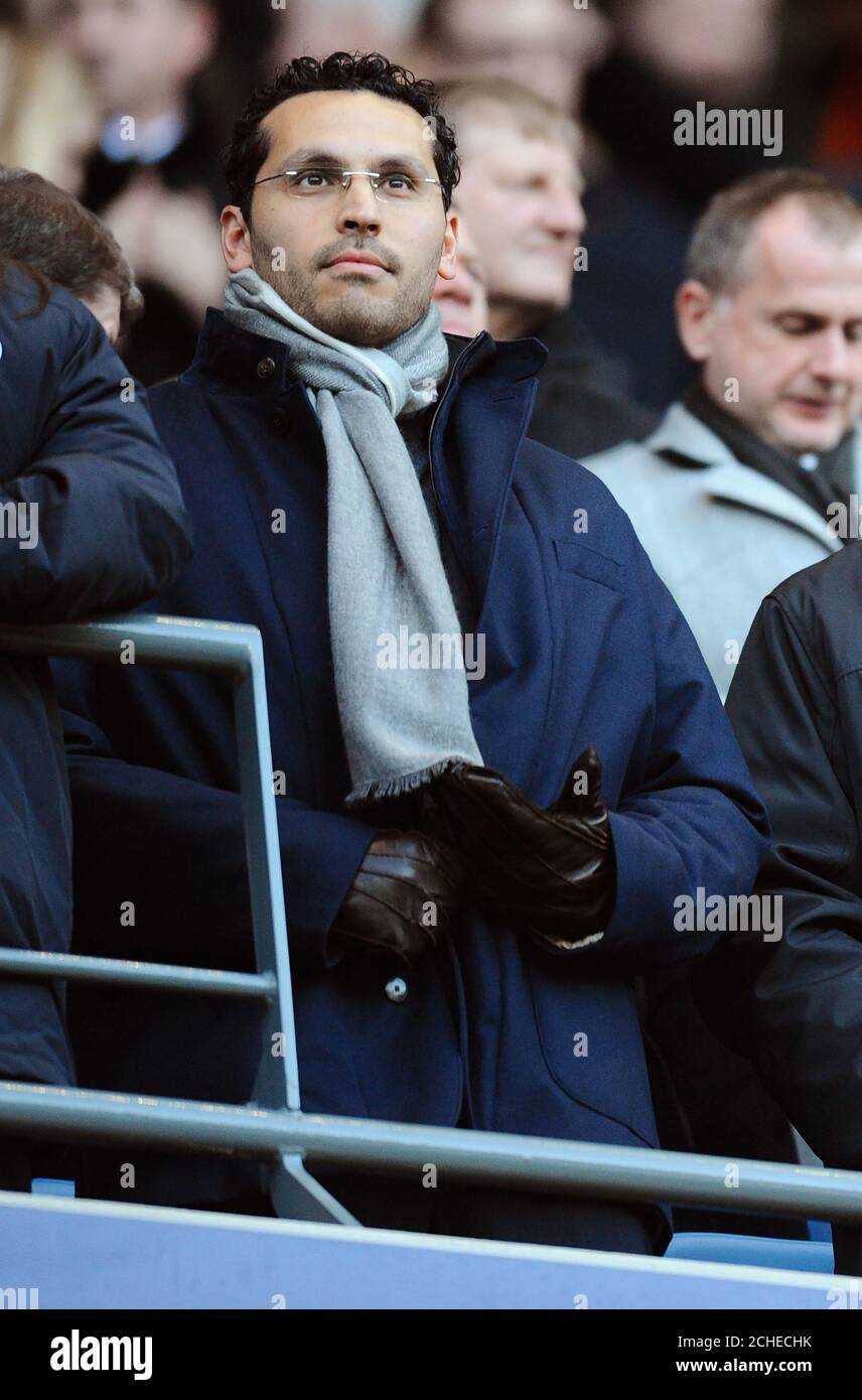 Khaldoon al Mubarak, presidente della città di Manchester. Man contro Stoke City, Premier League. 26/12/2009. IMMAGINE DI CREDITO : © MARK PAIN / ALAMY Foto Stock