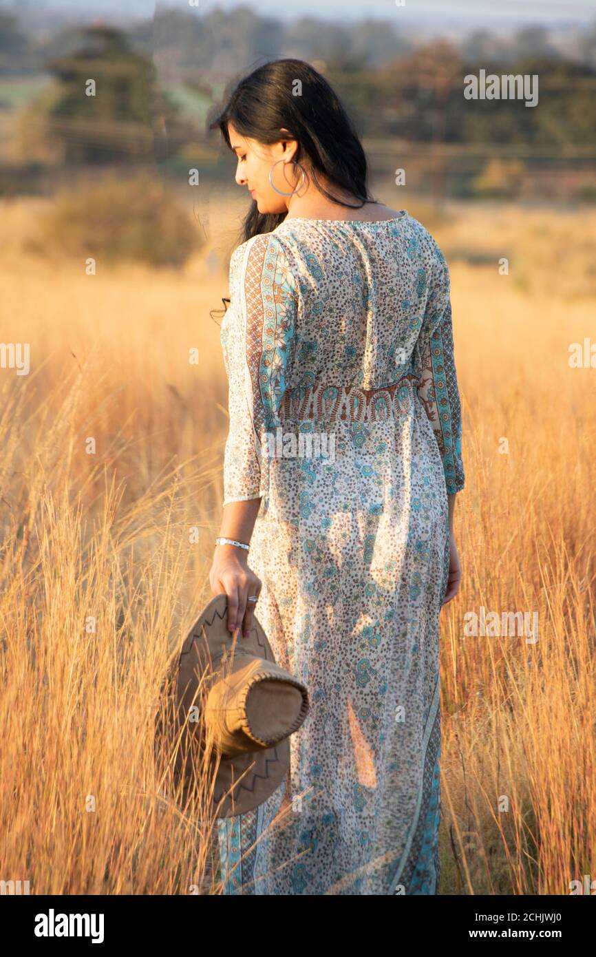 Cappello Cowgirl Foto Stock