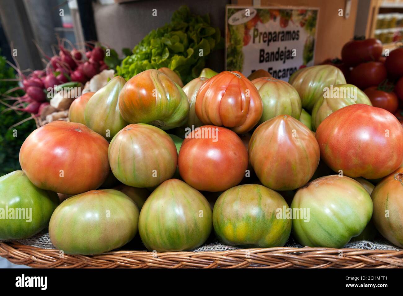 Tomates Foto Stock