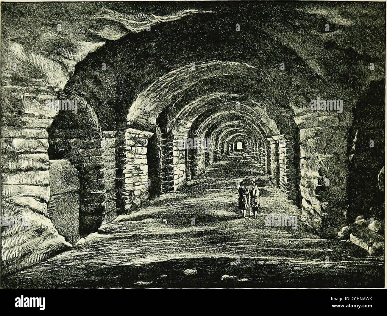 . Storia di Egitto, Caldea, Siria, Babilonia e Assiria . OHAMBEK e SAKCOPHAGTJS DI UN APIS. Embalmed, è stato sigillato in una bara o sarcofago di pietra dura, la bocca della volta è stata poi messa in attesa, e contro la muratura fresca, ai piedi delle rocce neigh-borging, sul pavimento stesso del passaggio, O * disegnato da Faucher-Gudin, da un'incisione pubblicata su Mariette. 356 I MEDEI E IL SECONDO IMPERO CALDEO, ovunque vi fosse uno spazio libero, gli alti dignitari, i lavoratori o i sacerdoti che avevano preso parte al cerimoniale, erigevano una stele votiva che si chiamava sui suoi oggetti Foto Stock