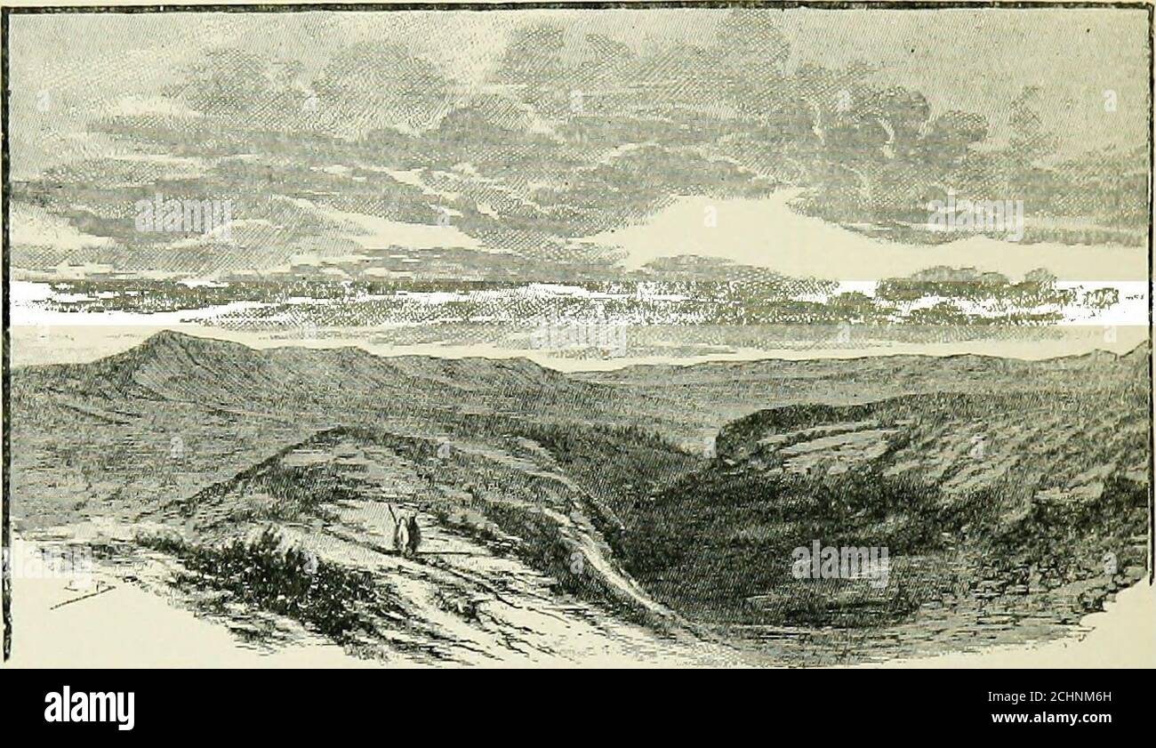 . Storia di Egitto, Caldea, Siria, Babilonia e Assiria . 302 i MEDI E IL SECONDO IMPERO CALDEO, essendo lunghi solo circa 870 metri, furono resi inac-cessibili da un torrente fangoso, mentre la parete nord, lunga circa 2150 metri, era protetta da un ampio fossato che poteva essere riempito dalle acque del Khuzur. Il fronte orientale dipendeva per lungo tempo per il suo safetyon una singola parete rinforzata da un fossato, ma Sennacherib. PARTE DELLA FOSSE A NIXEVEH. Deeming esso non sufficientemente protetto contro un attacco improvviso, aveva accumulato ostacoli davanti ad esso, in modo che ora presentava un formidabl allineare Foto Stock