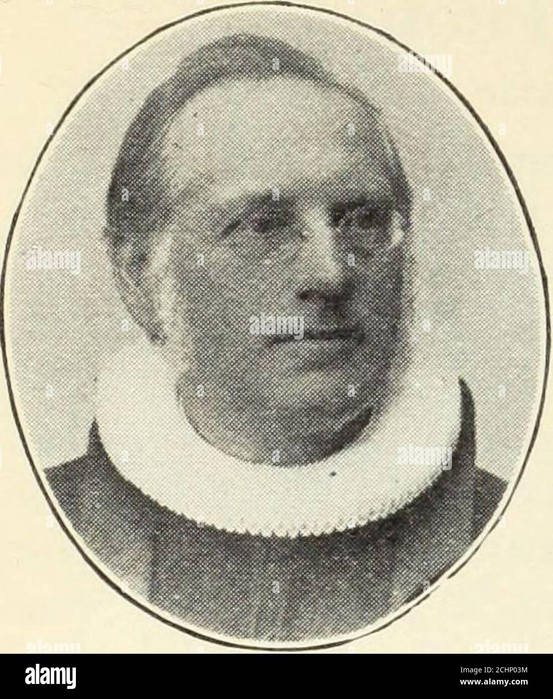 . Norsk lutherske prester i Amerika, 1843-1913. TTnoMPSON, Peter (Sandve). ORD. 1863. Ellings synode, 1863-04. F. i Ferkingstad, Karmsund, Kristiansand, 28mars 1815, af Torger T, Sanve og Anna (F.. CHRI-stofferson), udv. 43, prest, Ossian, la., 63-69, Dawson, Minn., 69-04, ældste. Ellings synode, 95-98, formand per samme, 83-86, 95-97. Tl7mars 1913. *Guri Larson, 46 (t03). 1903. 110. 1877. Foto Stock