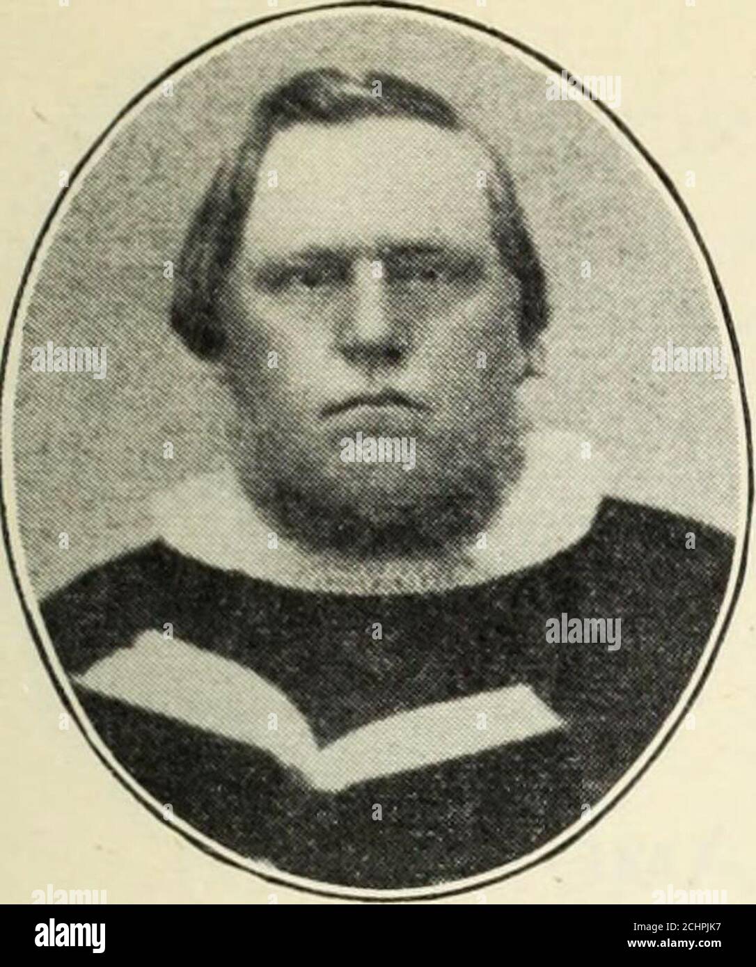 . Norsk lutherske prester i Amerika, 1843-1913 . 1869. 103 tOLSEN, Nils (Fjeld). ORD. 1857. N. 111. synode, 1857-59, Skand. Augustana, 60-70, Konfercntsen, 70-84. Søndhordland, Bergen, 13april 1815, af Ole Nilsen Fjeld og Agathe (F.. LAR-sen), frekv. Omgangsskolen, 31-33, fik privatunder-visning hos presten i Skaanevik, 33-35, lærer,Skaanevik, 35-45, udv. 47, farmarbeider, Lisbona,111., 47-51, kolportør per Am. Bibelselskab, 51-53, evangelista, sydlige Wis., og Minn., nordlige la. Og111., 53-56, eksamineret af 111. Synodens aarsmøde,57 (licenza), vikar. Preston, Minn., 57-59, eks Foto Stock