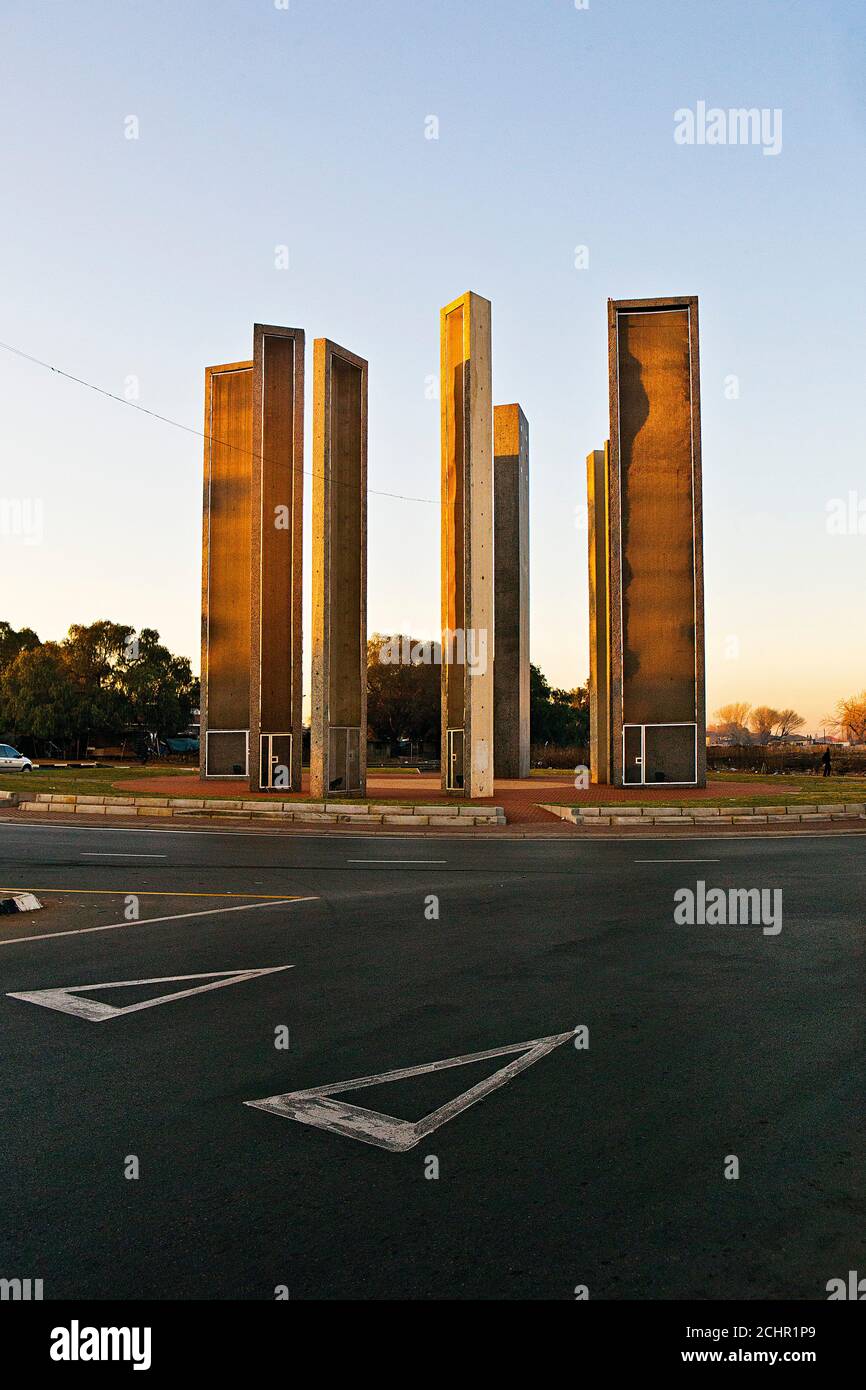 Torre della libertà di Soweto Foto Stock