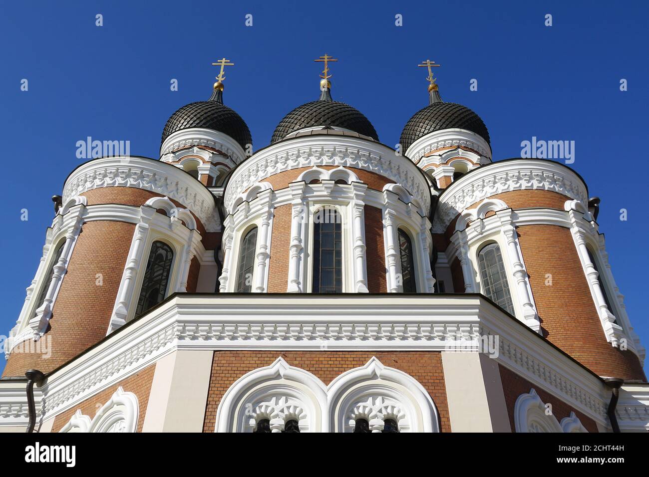 Alexander Nevsky Cattedrale ortodossa, Aleksander Nevski katedraal, Città Vecchia, Tallinn, Estonia, Europa Foto Stock