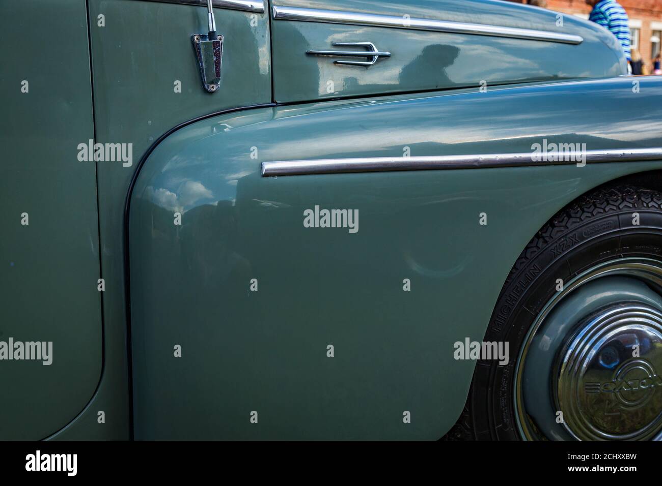 Fernandina Beach, FL / USA - 22 settembre 2018: 1960 Volvo PS-44 ad una mostra di auto a Fort Clinch a Fernandina Beach, Florida vicino a Jacksonville. Foto Stock