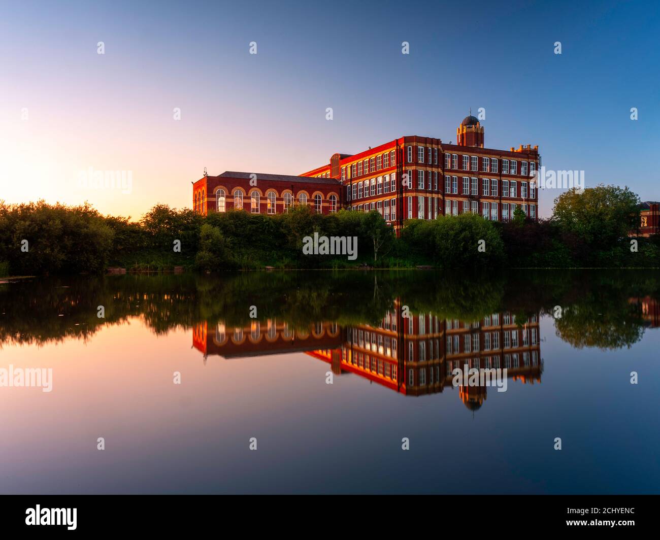 Coppull Ring Mill a Chorley, Lancashire. Conosciuto anche come Coppull Mill Enterprise Center Foto Stock