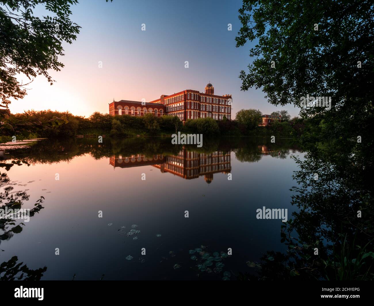 Coppull Ring Mill a Chorley, Lancashire. Conosciuto anche come Coppull Mill Enterprise Center Foto Stock