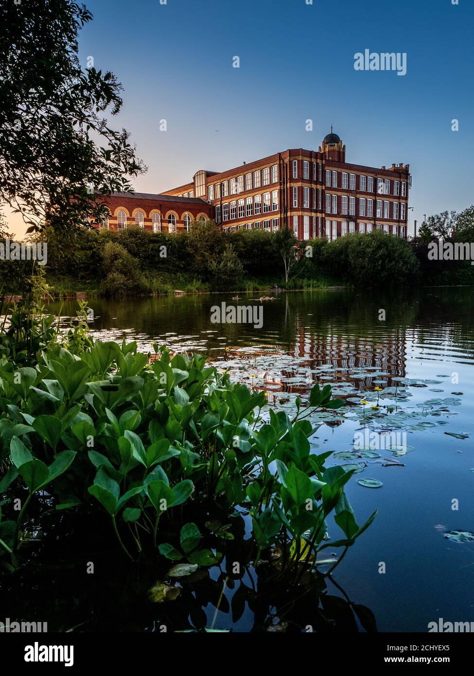 Coppull Ring Mill a Chorley, Lancashire. Conosciuto anche come Coppull Mill Enterprise Center Foto Stock