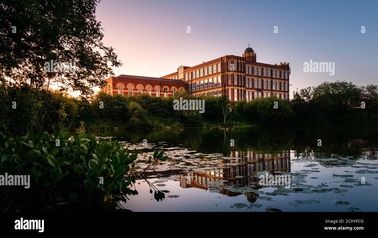 Coppull Ring Mill a Chorley, Lancashire. Conosciuto anche come Coppull Mill Enterprise Center Foto Stock