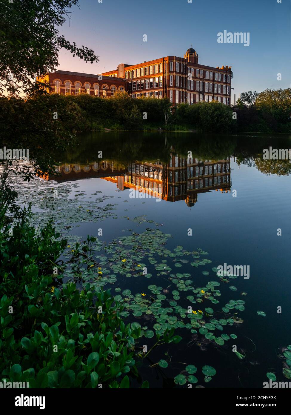 Coppull Ring Mill a Chorley, Lancashire. Conosciuto anche come Coppull Mill Enterprise Center Foto Stock