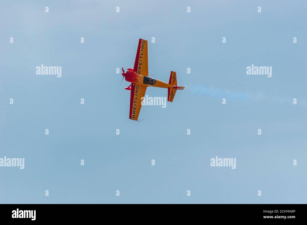 Breitling Aerobatics spettacolo al Wings Over Houston Air Show Foto Stock