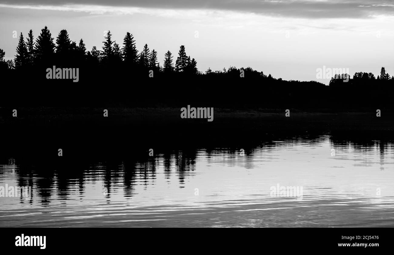 Lago artificiale di Glenmore Foto Stock