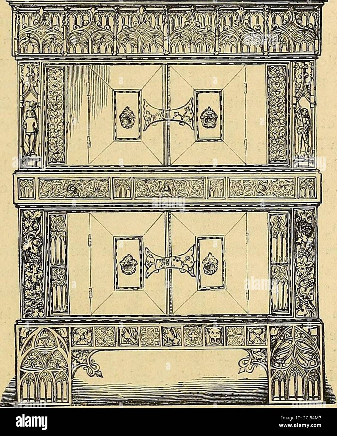 . Gazette des beaux-Arts . ETOFFE EN SOIE DU Xlve SIL-;CL (Musée germanique.) dont nous donnons un spécimen à nos lecteurs. Dans la section céramiqueaussi il offre un grande variété : ici, de ces superbes poêles en faïence 4. 1869. Tavole TEXTE et 20. 552 numéros de tissus, de dentelles, broderies, etc. ARTS INDUSTRIELS DANS LALLEMAGNE DU SUD. 389 mono ou polychrome quon rencontre en si beaux échantillons au châ-teau de Salzbourg, à lhôtel de ville dAugsbourg et surtout en Suisse,et quun fabricant Intelligent de Norimberga, M.Fleischmann*, a entreprisde tirer dun oubli injuste ; ailleurs, de Foto Stock