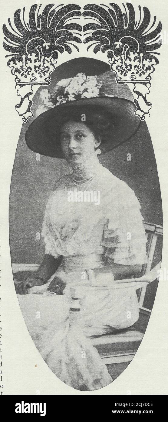 Principessa Victoria Louise, figlia diciassettenne di Kaiser Wilhelm, circa 1905 Foto Stock