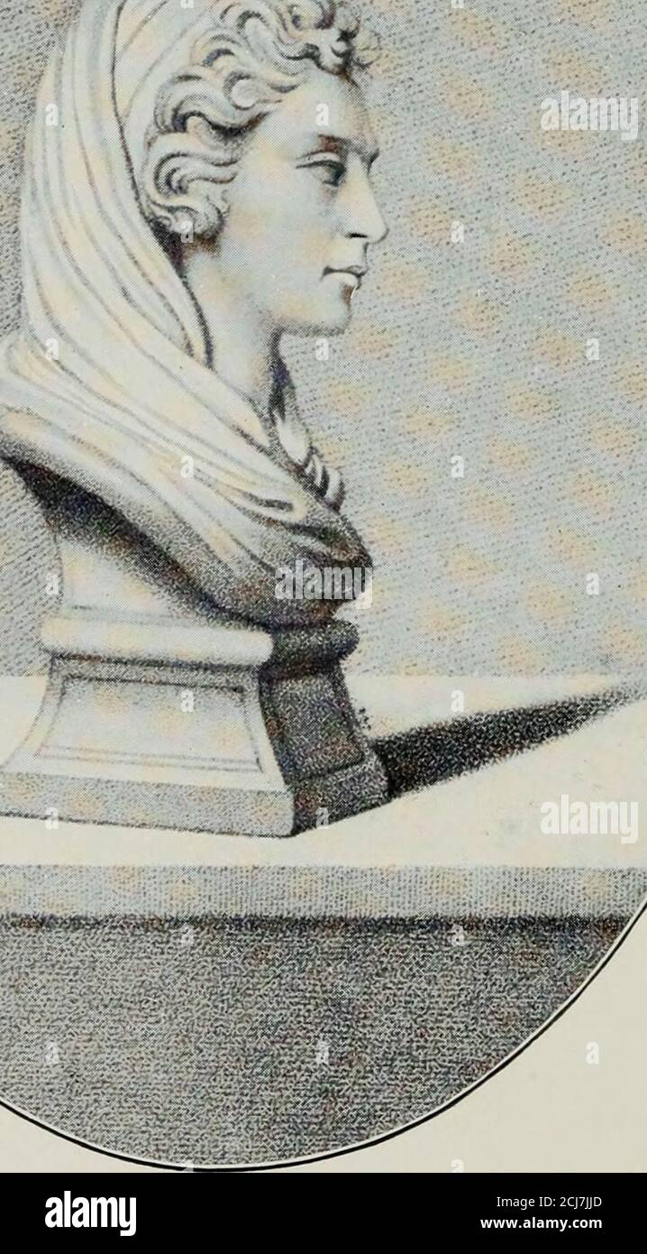 . Anna Seymour Damer. Una donna di arte e moda, 1748-1828 . a MissBerry, la signora Darner esprime la sua apprensione asto come Horace Walpole avrebbe sopportato la cattiva notizia : non sembrava mai apprehend esso. Ha fatto notlong sopravvivere al suo vecchio amico, morendo a Londra notquite due anni dopo, il 2 marzo 1797. Miss Berry riassume General Conway char-acter con le seguenti parole :- Sono solo coloro che hanno avuto l'oppor-tunità di penetrare nelle motivazioni più segrete della sua carriera pubblica, e nelle recessesdella sua vita privata, che possono fare giustizia reale alla anne SEYMOUR DAMER 15 unsullied pu Foto Stock