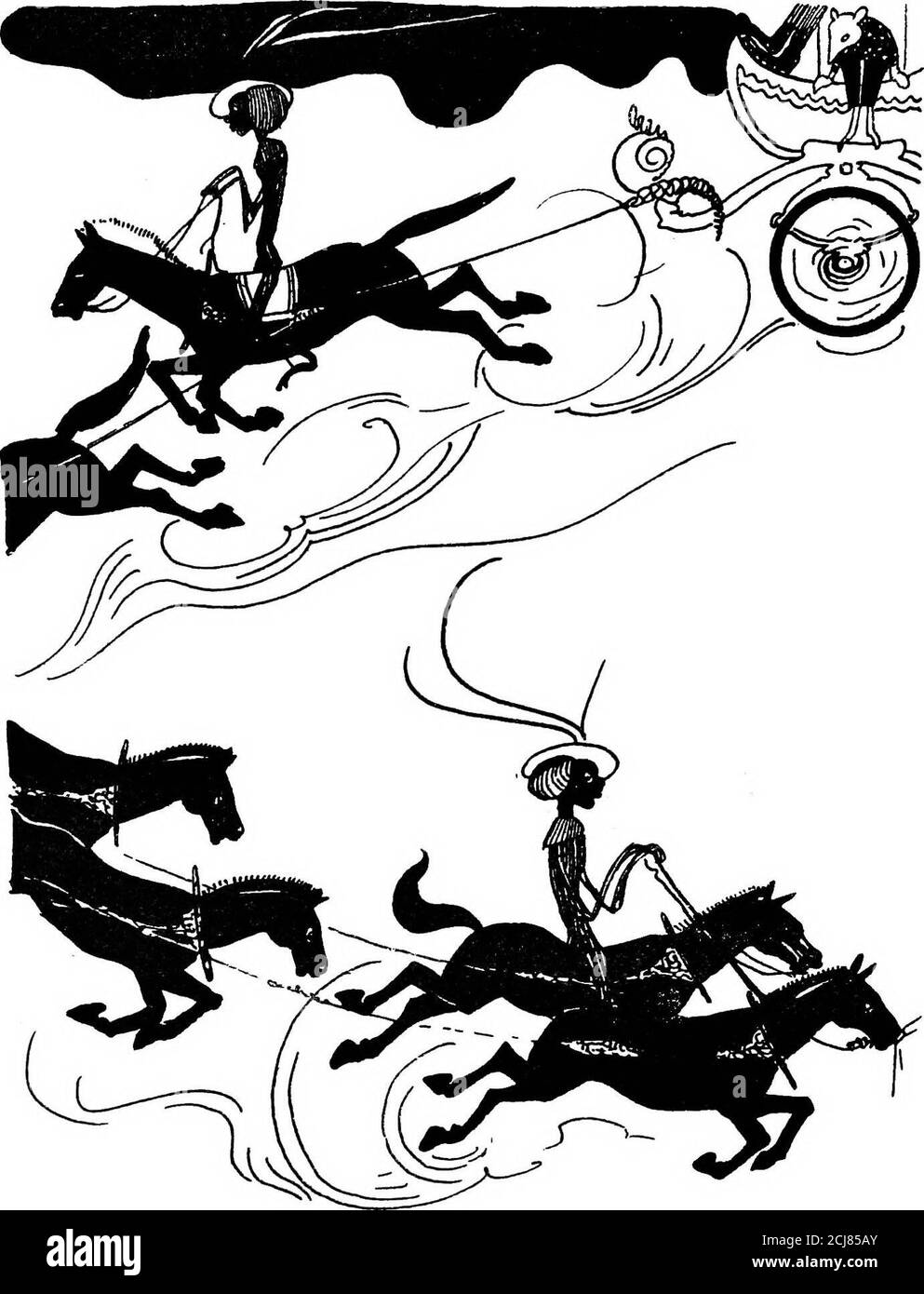 . Bestie e uomini. Tutti i signori più grandi e più ricchi del regno sono stati invitati, e poi le carrozze dei re sono arrivati a condurre la happypair al castello di Peters. Ora che cosa doveva essere fatto? Il castello di Peters era un'inaridita ai margini della foresta. Tremò di paura quando pensò a quello che la principessa avrebbe detto quando la avrebbe shesaw, con il suo pavimento di fango, e i suoi mobili costituiti da capelli d'ontano senza schiena, un tavolo martellato, E un mucchio di pennello-legno coperto con un pallet ragged che serviva come bed.could Reynard superare questa difficoltà come aveva overcomeall gli altri? Naturalmente lui cou Foto Stock