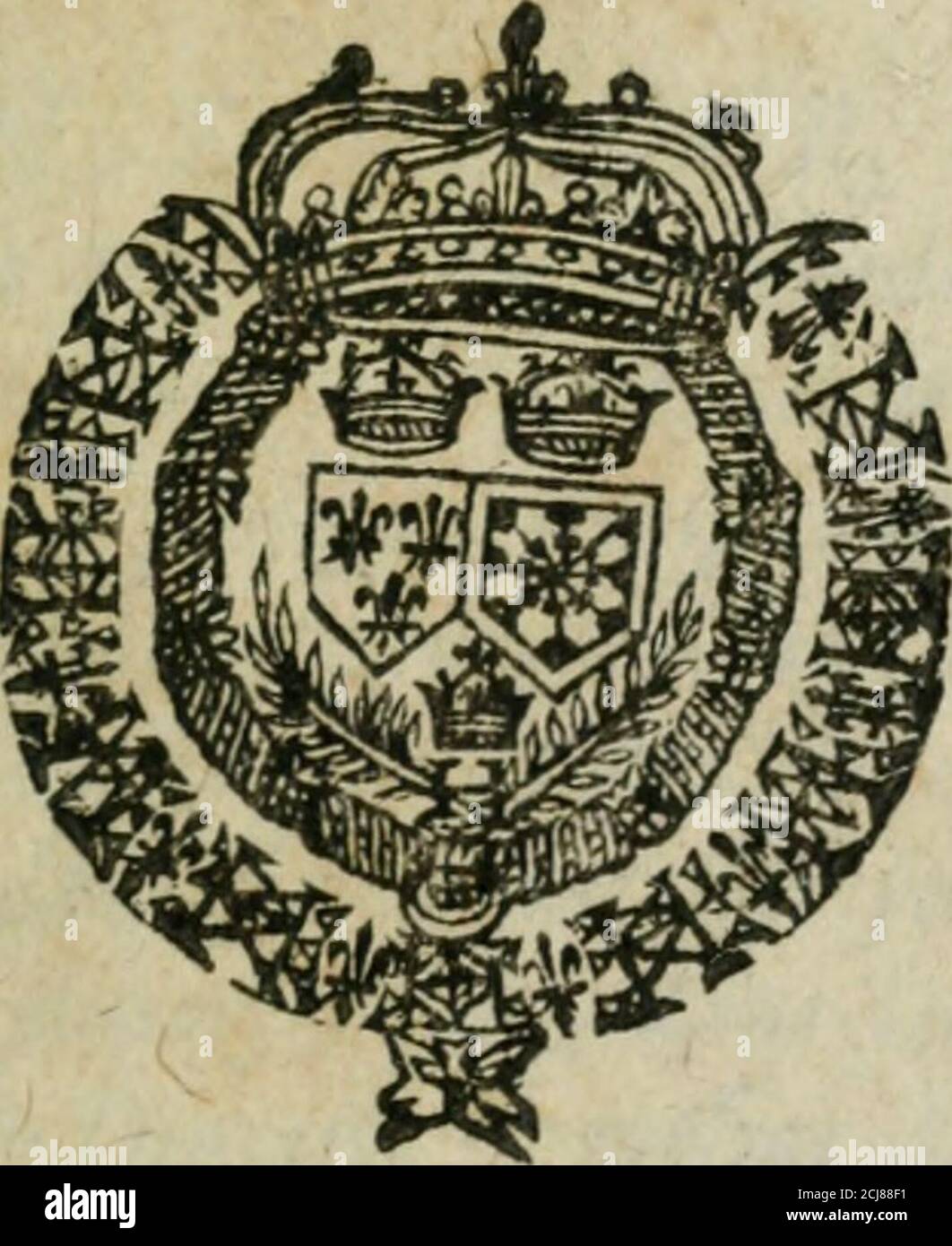 . Les tiltres d'hevr et de vertu de fev tres-chrestien Henry IIII. Du nom, roy de France & de Nauarre, accommodez AV Noble & glorieux surnom de Grand, à luy publiquement donne pour epithete d'honneur apres sa mort . s , les ruiffeaux de la claine d'Clér d'et d'or. Ouy,il fera Grand co-rne fonpcrc,& dautant Plus Grand quila pour Régente pendant fa.KÙnorité5rv-ne des Plus grades & Plus fages Princef-fes du monde, & qui luy fera ce futque Madame Blâche à Môfeigncur S.Louis, fon Grand aycul, & Grand prcdcccffcurde fait royalletus Maifon, excellent-reifanuz Foto Stock