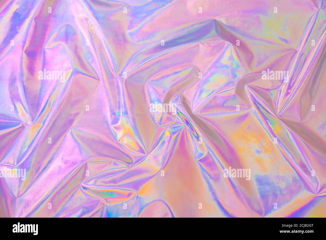 sfondo olografico color pastello in stile anni '80 Foto Stock