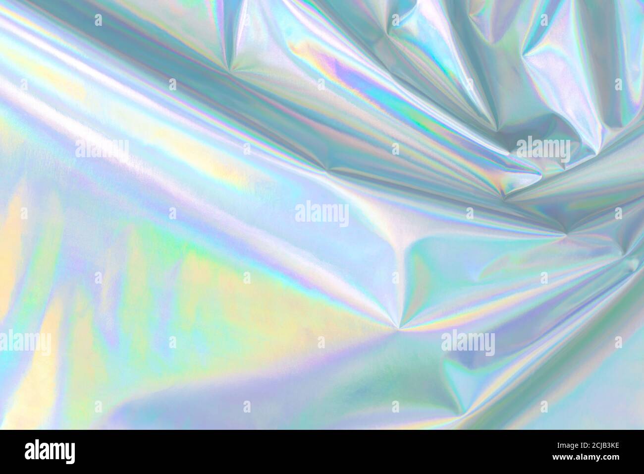 sfondo olografico color pastello in stile anni '80 Foto Stock