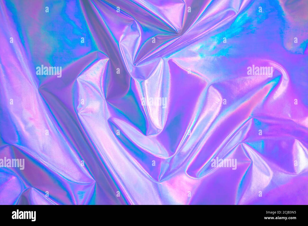 sfondo olografico color pastello in stile anni '80 Foto Stock